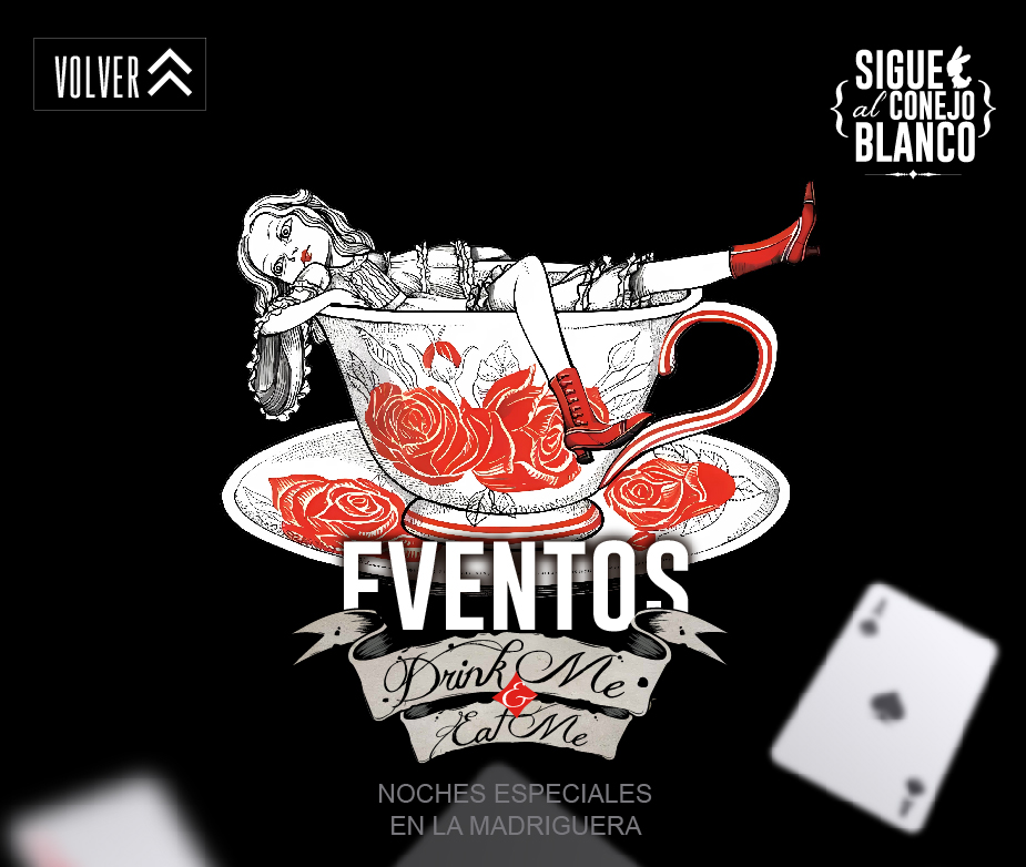 Eventos en el bar temático Sigue al Conejo Blanco